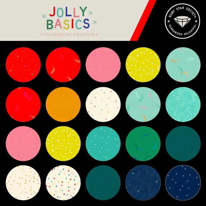 10 in x 10 in - Layer Cake - Jolly Basics - Collaborative Collection from Ruby Star Society