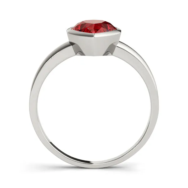 14K Ruby Pear Shape Ring