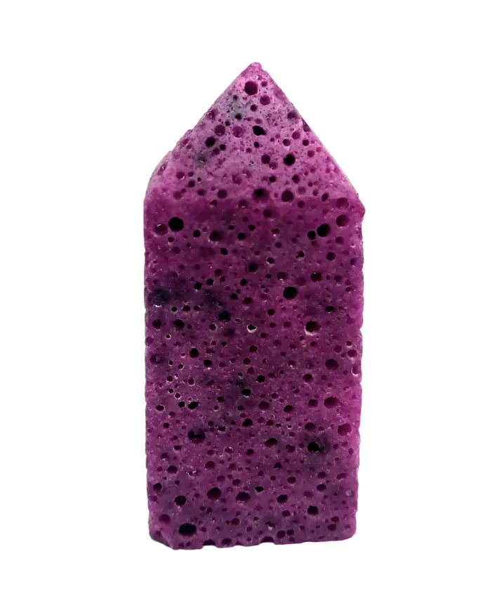 70G Honeycomb Ruby Crystal Tower