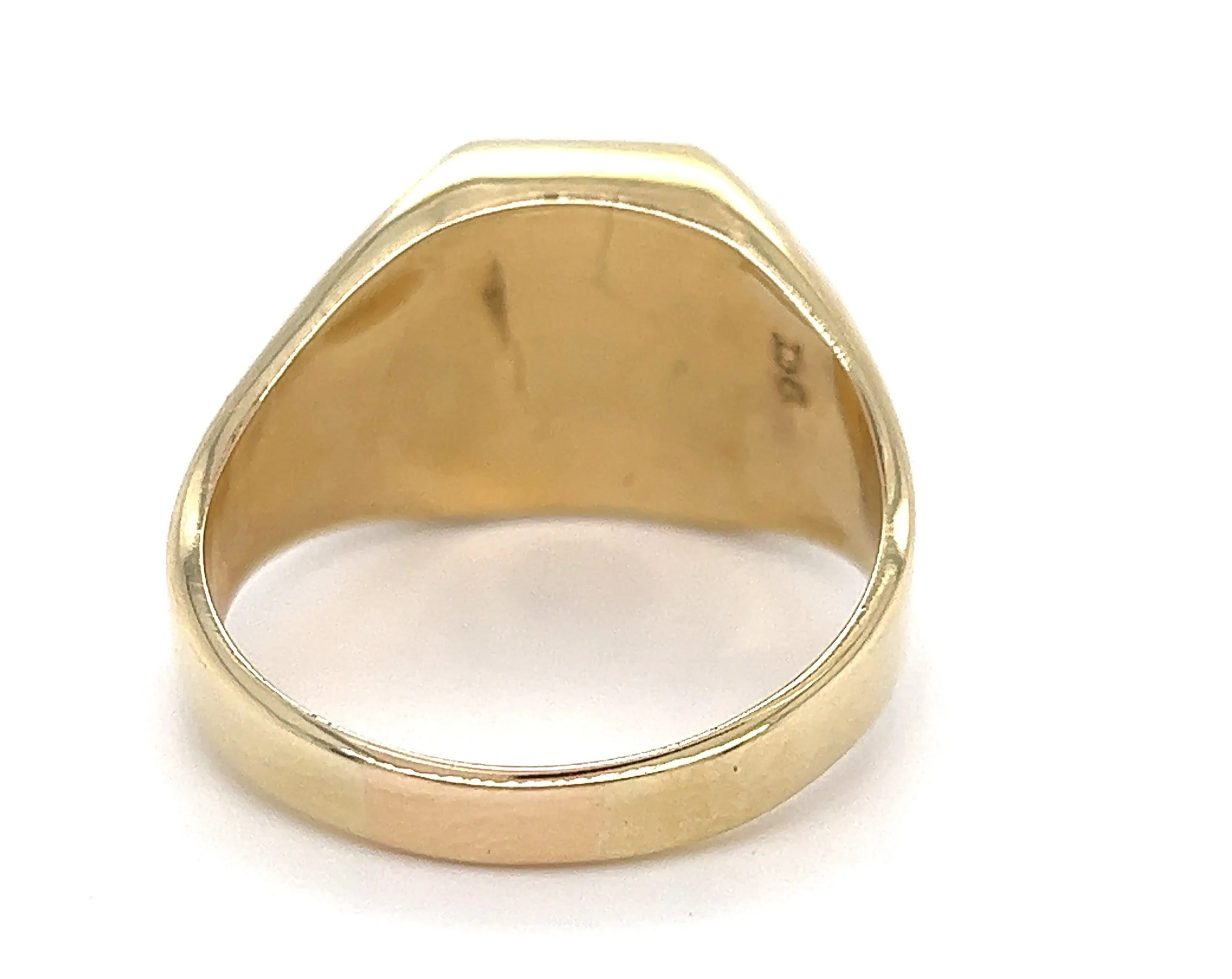 9ct Yellow Gold Onyx Signet Ring