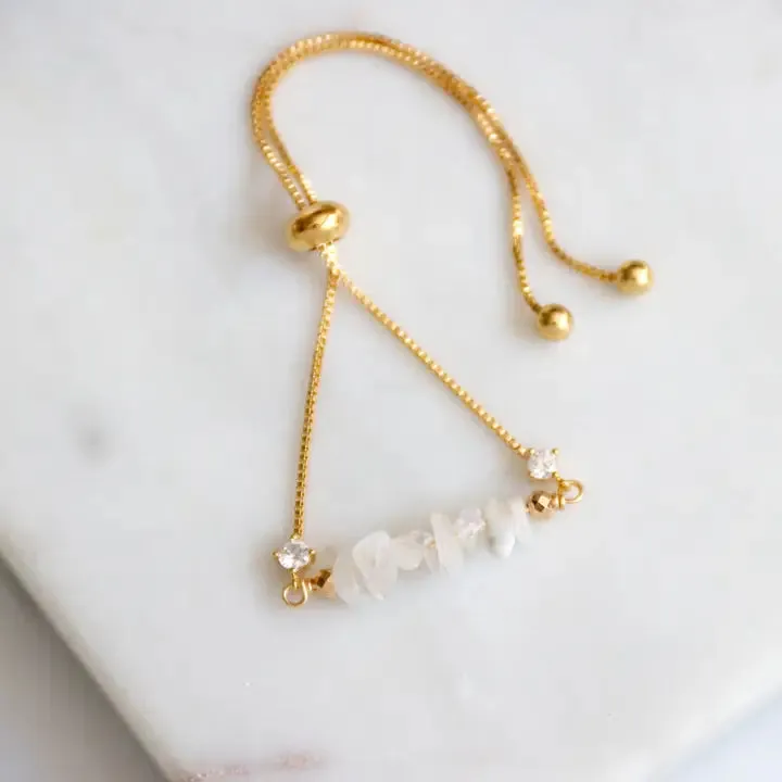 Adjustable Citrine Bracelet