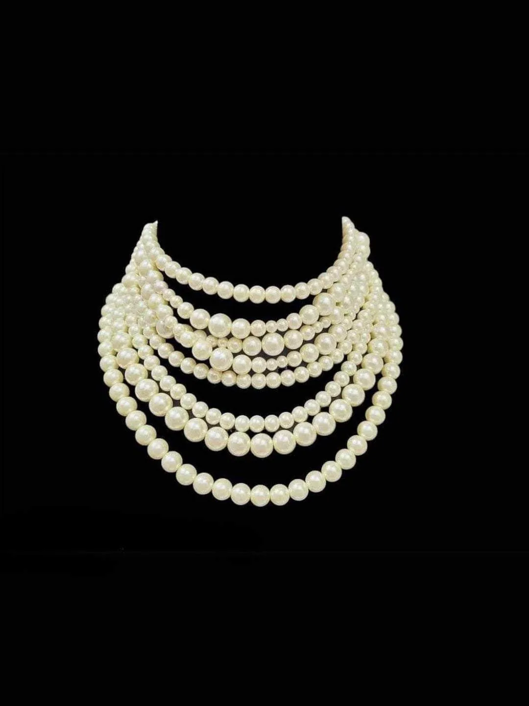 Alia Bhatt Inspired Multilayered Fresh Water Pearl Necklace