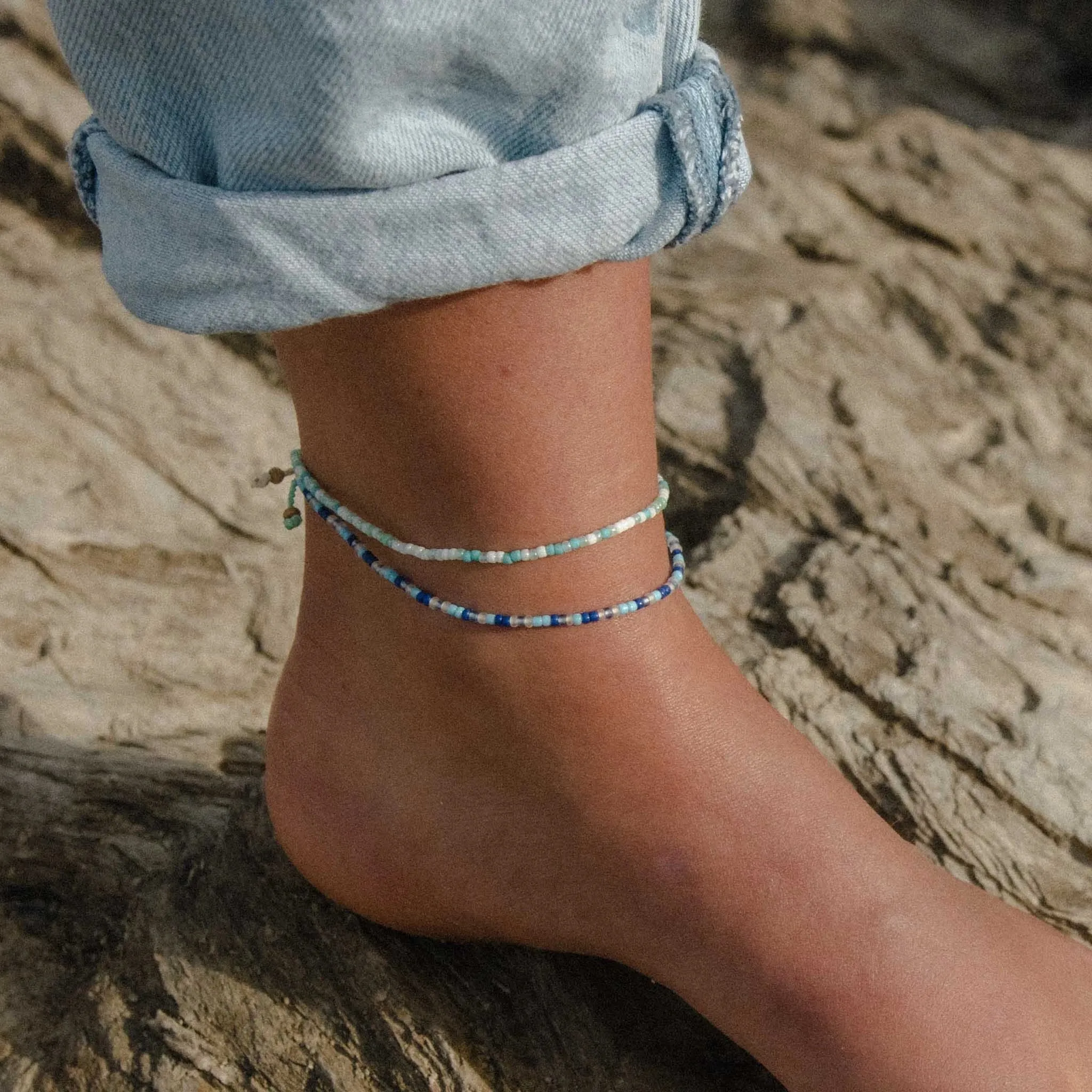 Alila Dainty Colourful Beaded Anklet