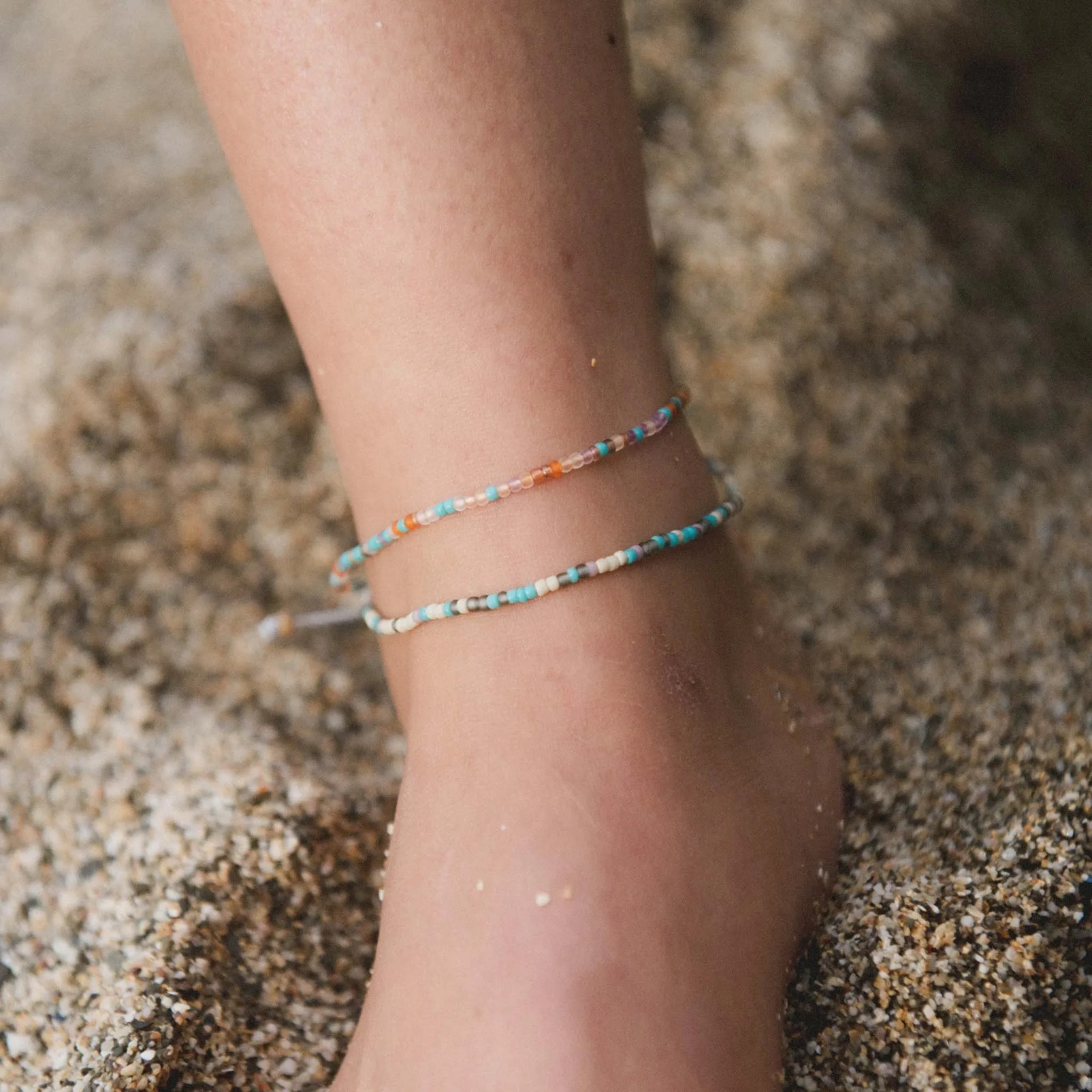 Alila Dainty Colourful Beaded Anklet