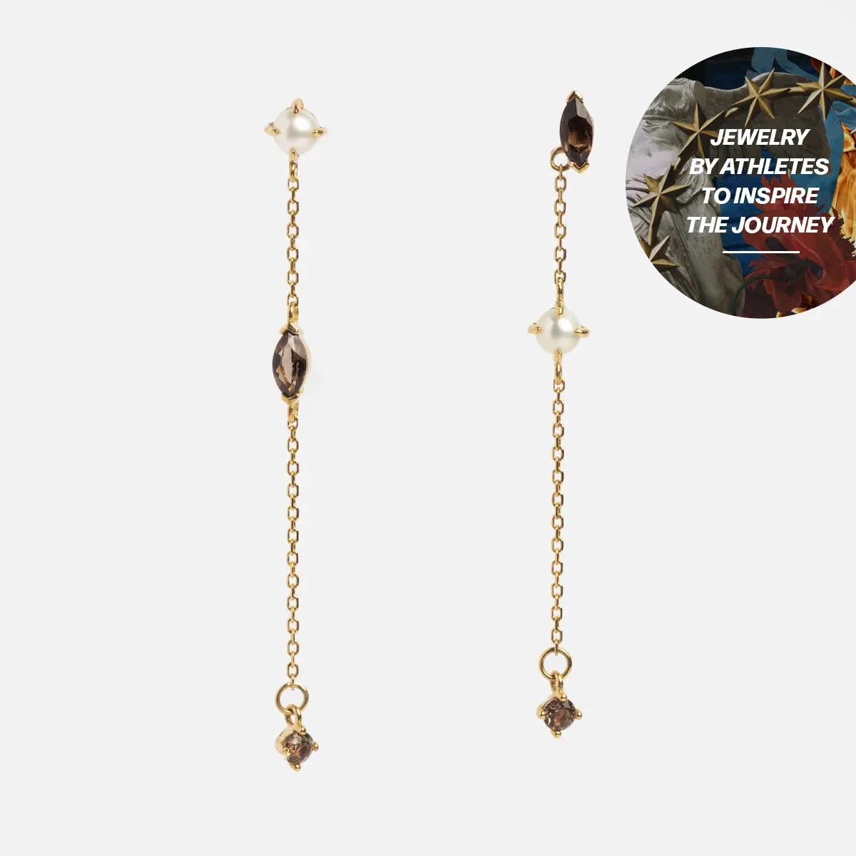 Annie and Kerry Xu x Local Eclectic Solid Gold Convertible Earrings