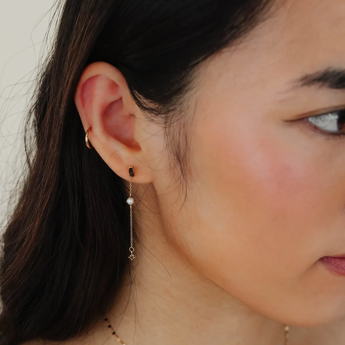 Annie and Kerry Xu x Local Eclectic Solid Gold Convertible Earrings