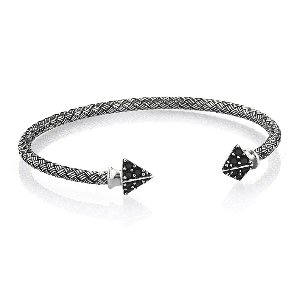 Arrow Cuff Bracelet - Silver