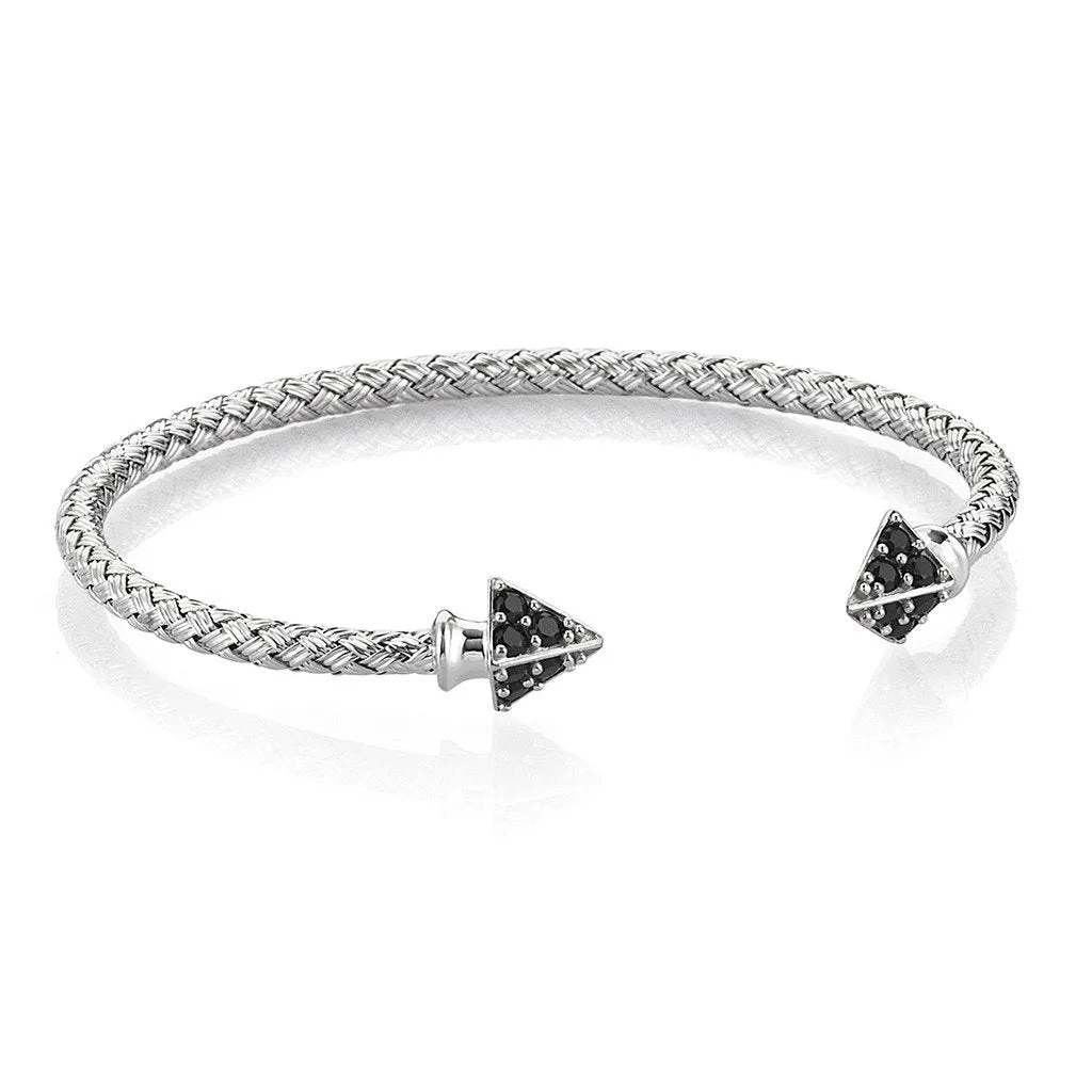 Arrow Cuff Bracelet - Silver