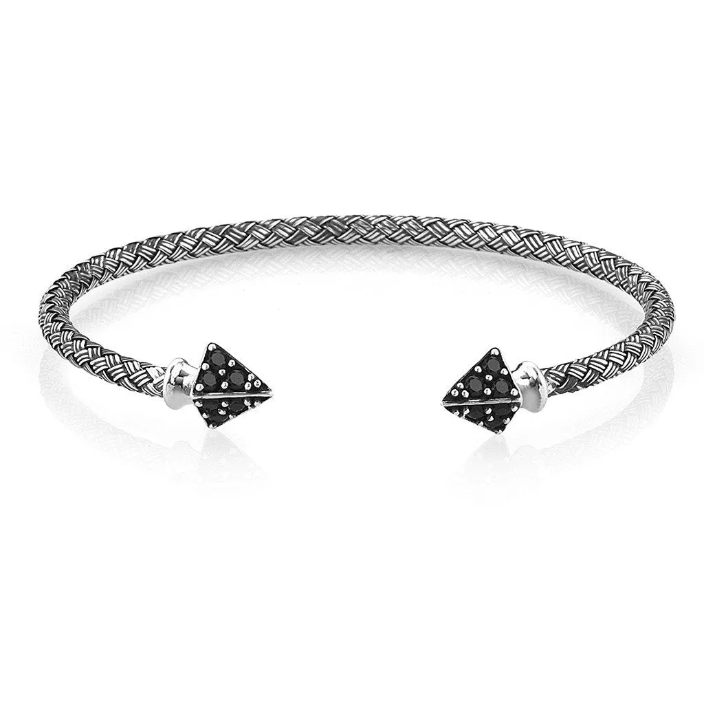 Arrow Cuff Bracelet - Silver