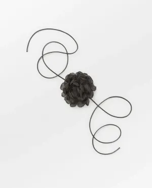 Beck Sondergaard Flore Flower Black Choker