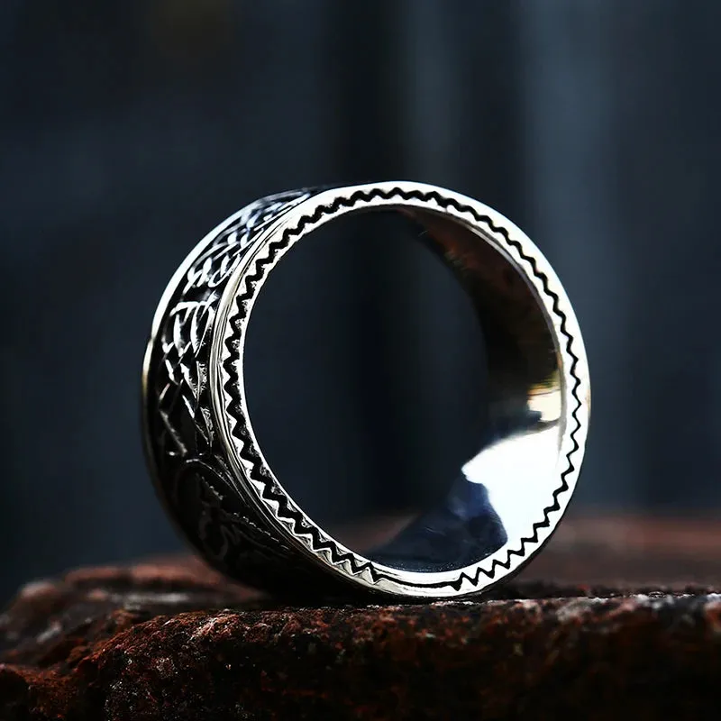 Beier New Style 316L Stainless Steel Tree of Life Signet Ring Classic Men Viking Amulet Rings Nordic Jewelry For Men Wholesale