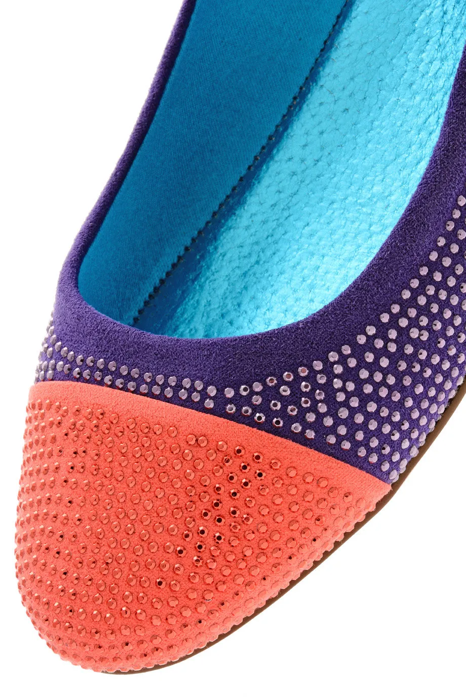 BLINK AUGUSTA Multi Color Studded Ballerinas