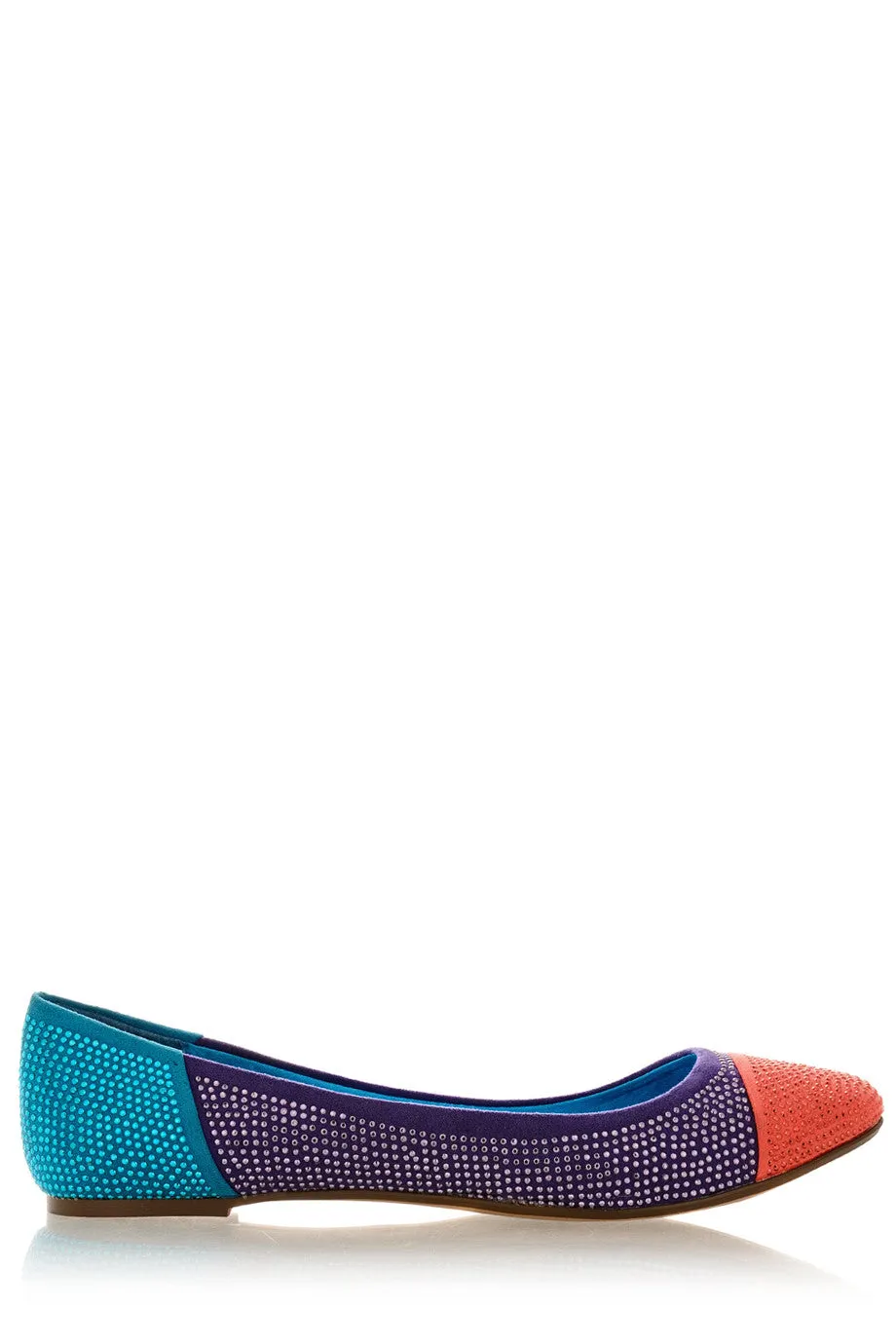 BLINK AUGUSTA Multi Color Studded Ballerinas