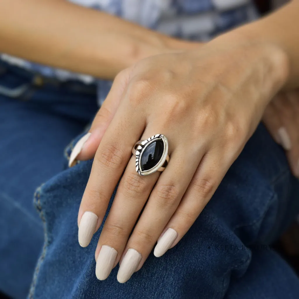 Bohemian Treasures - Black Onyx Ring