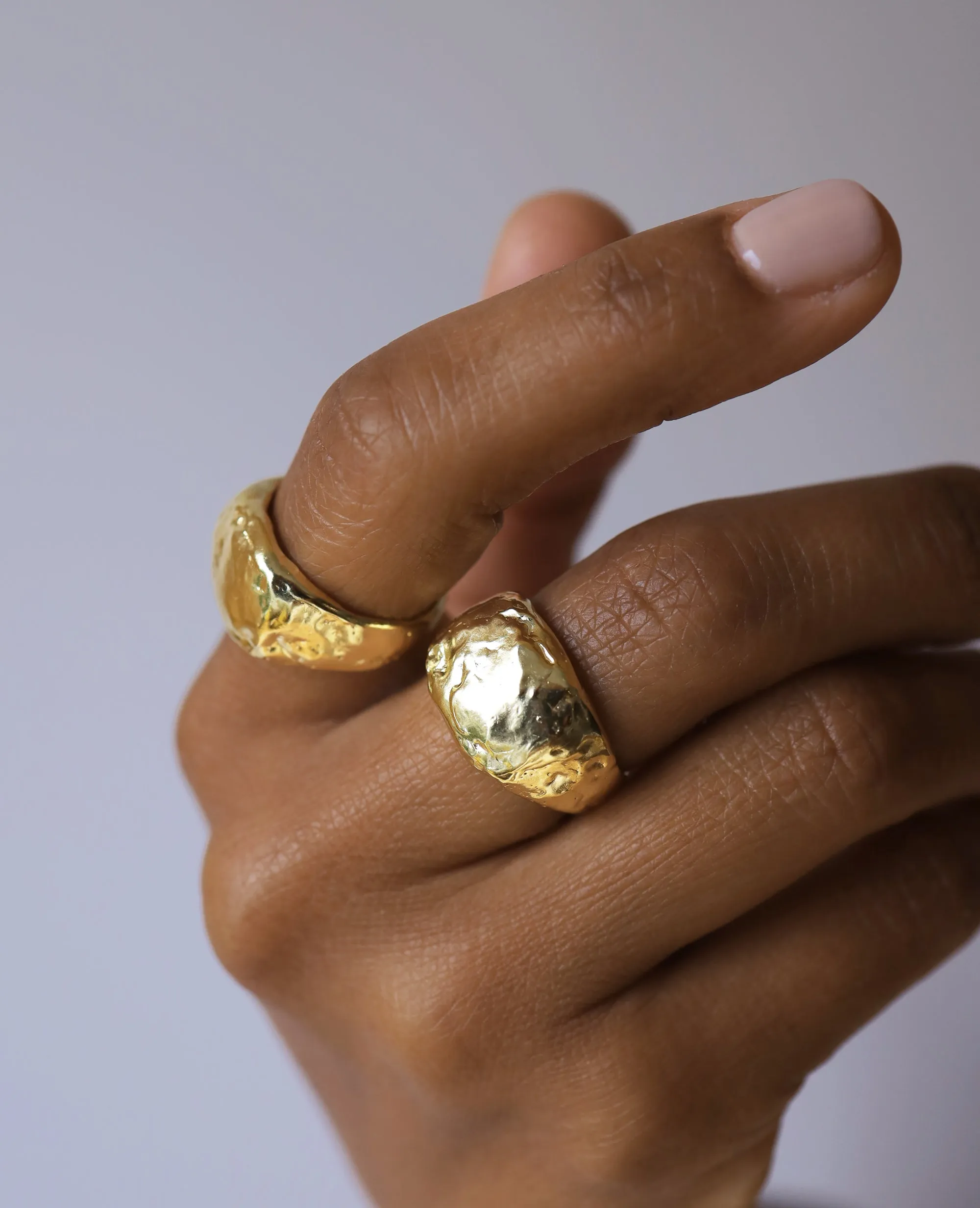 BOULDER SIGNET // golden ring