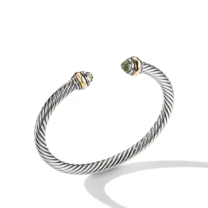 Cable Classic Bracelet Prasiolite