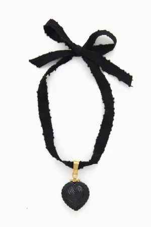 Callista Pendant Necklace - Black Onyx