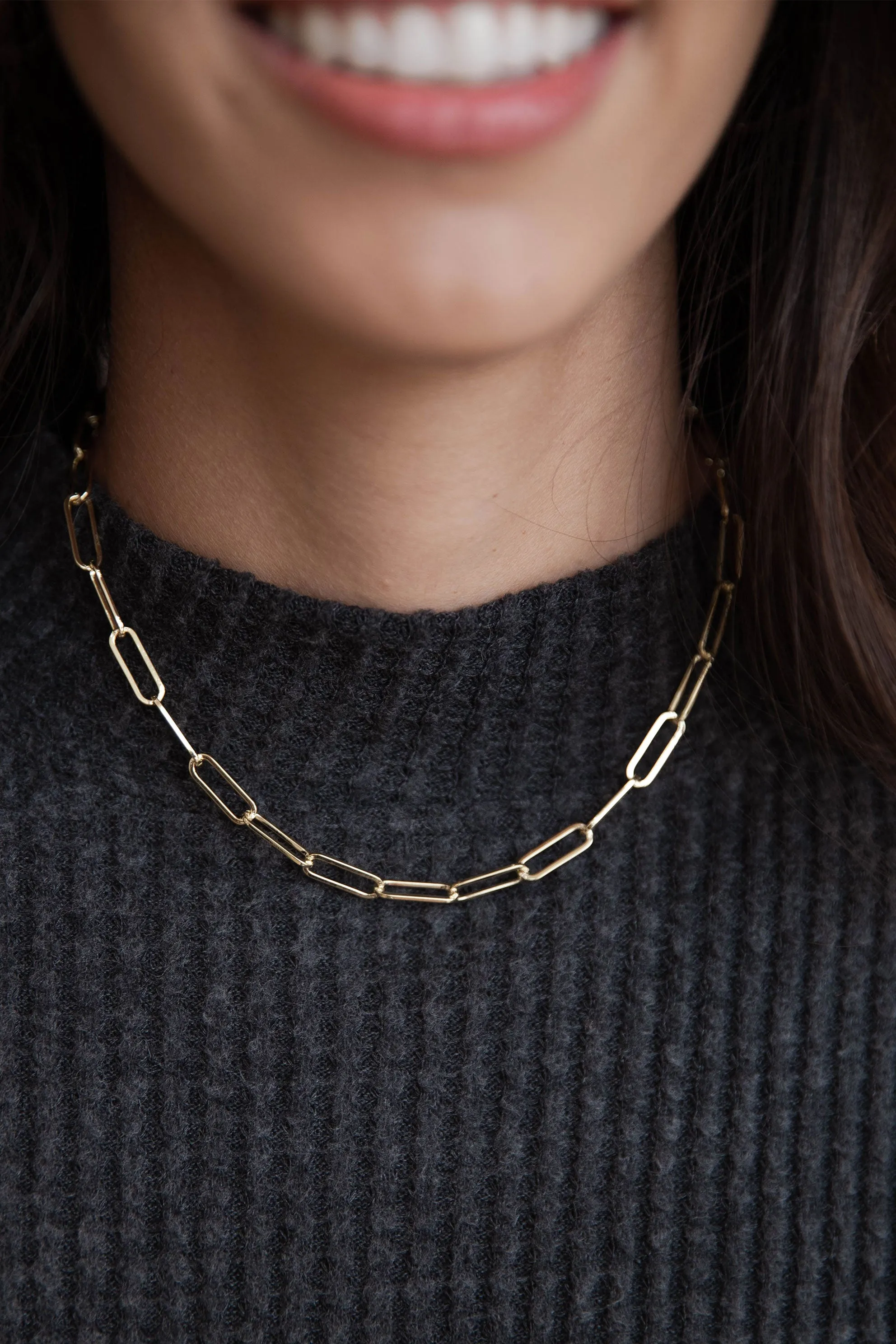 Chiara Paper Clip Choker