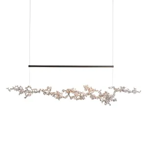 Coral 56 in. LED Linear Pendant Light Oil Rubbed Bronze finish