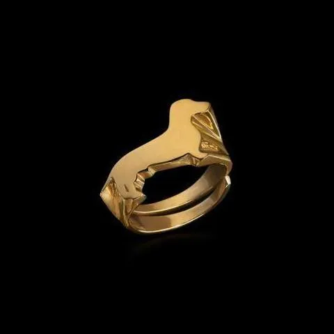 Dachshund Signet Ring by Jonathan Johnson