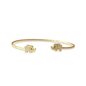 Elephant Cuff Bracelet