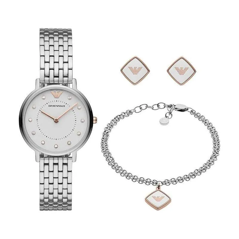 EMPORIO ARMANI Mod. KAPPA Special Pack   Bracelet and Earrings