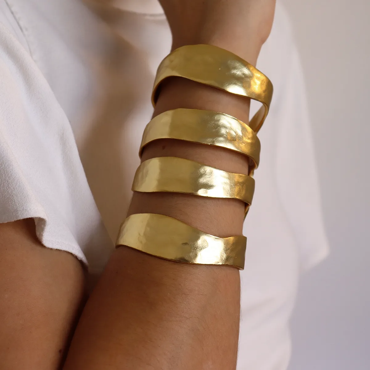 Four Row Cuff Bracelet