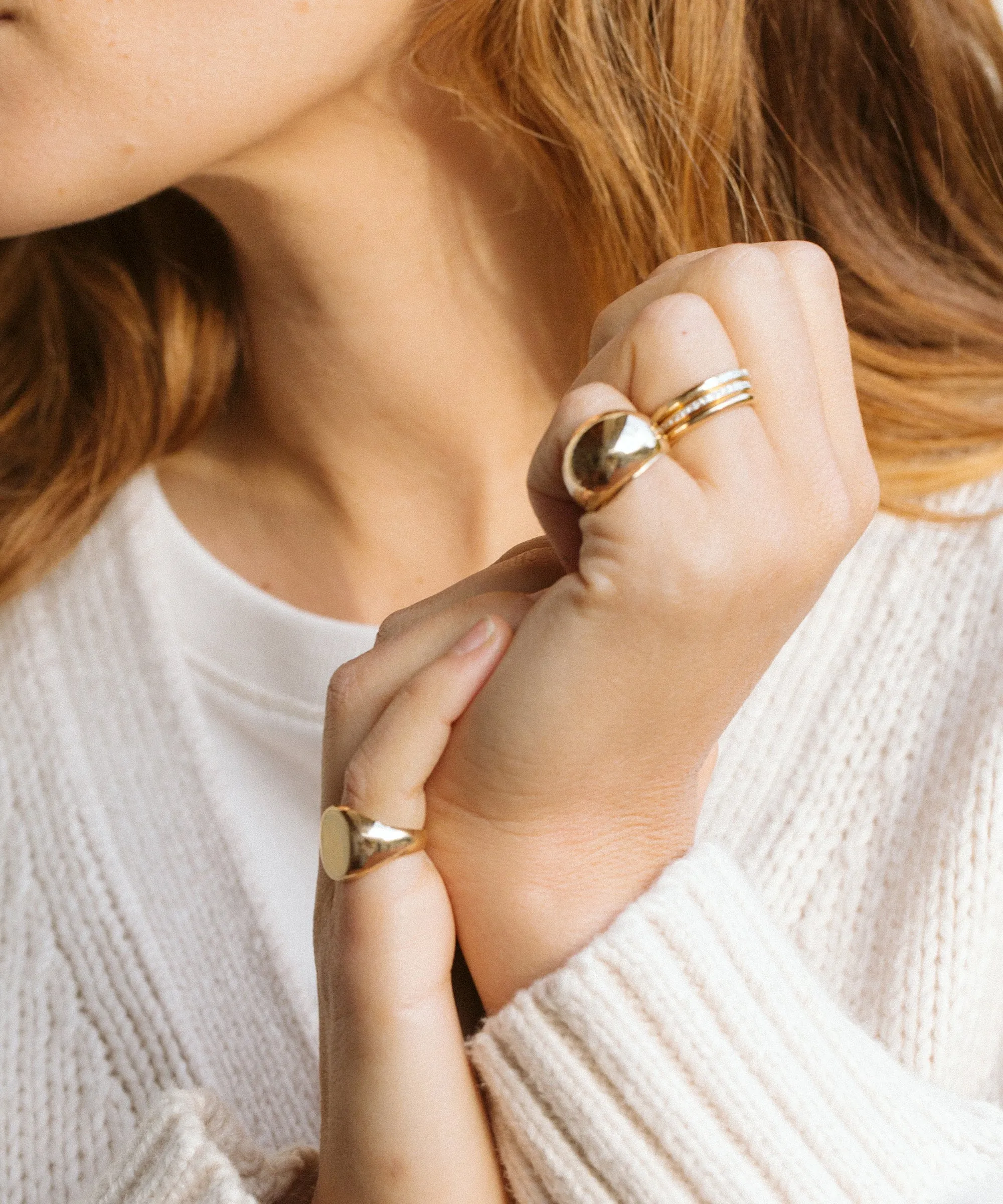 Gemma Signet Ring