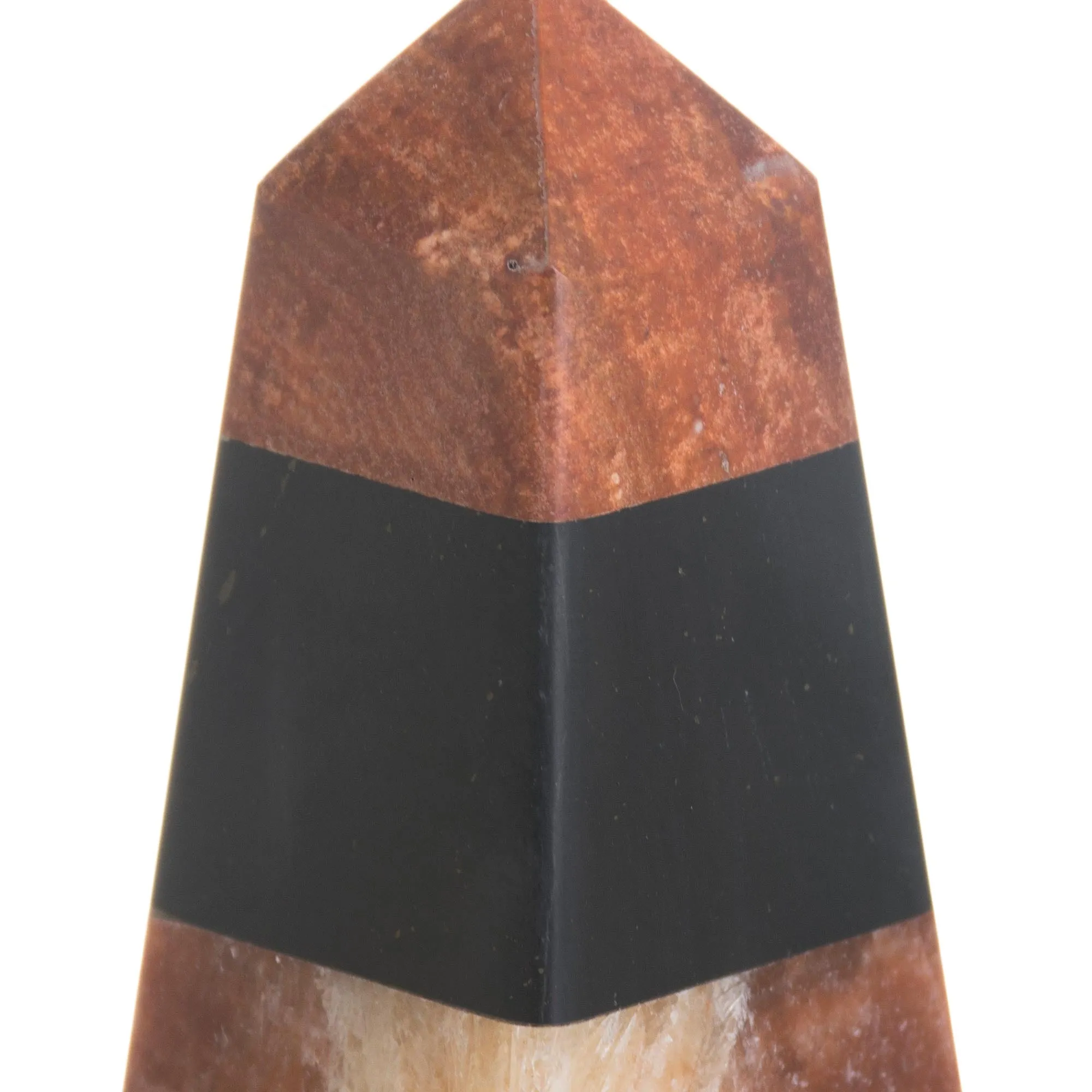 Gemstone Obelisk Statuette Hand Carved in Peru - Energy Obelisk | NOVICA