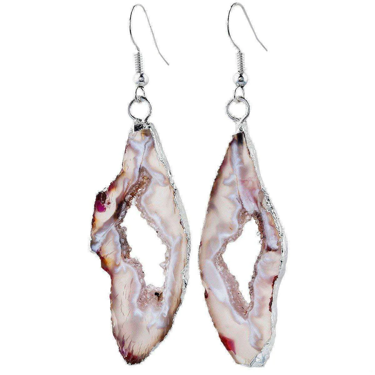 Geode Druzy Dangle Earrings