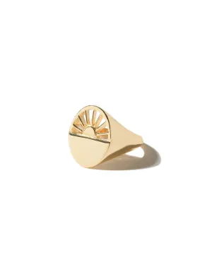 Golden Hour ring <br>Gold Vermeil