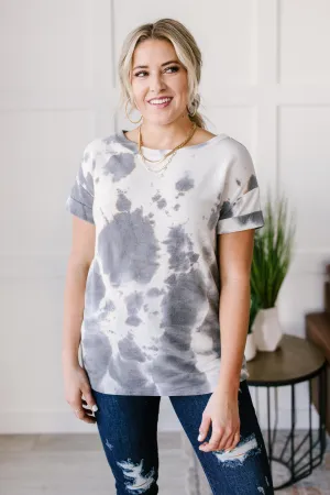 Gray Skies Tie Dye Top