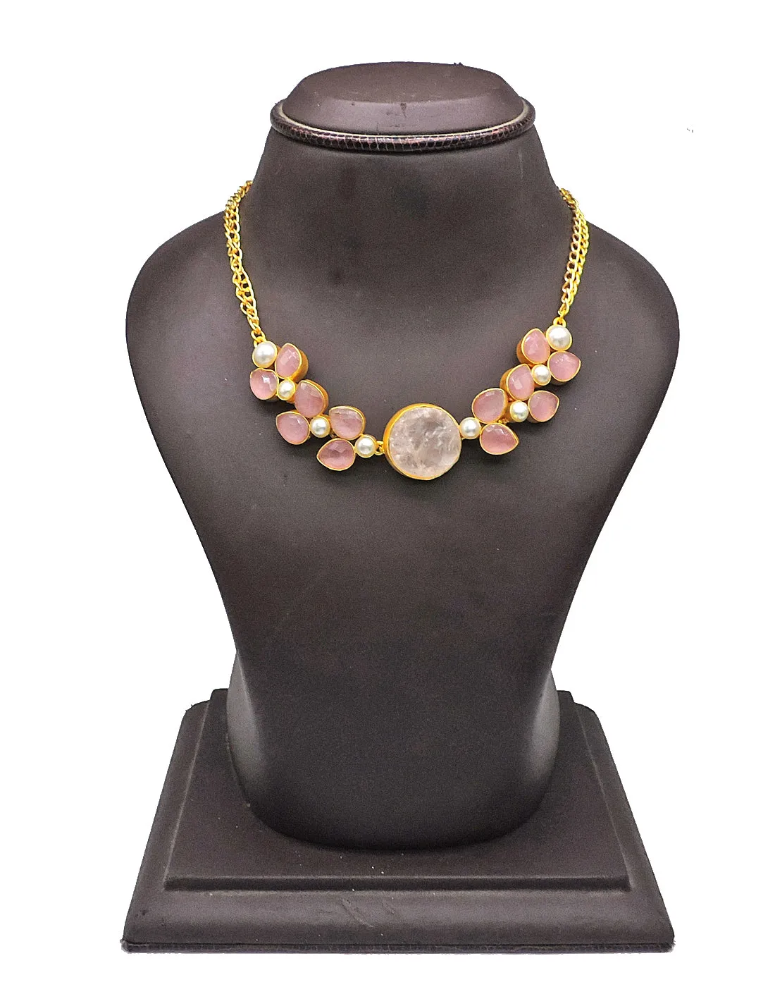 Jewelled Rose Necklace