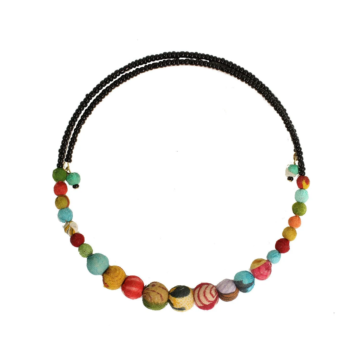 Kantha Bead Choker