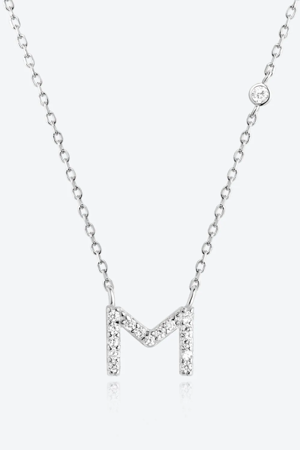 L To P Zircon 925 Sterling Silver Necklace