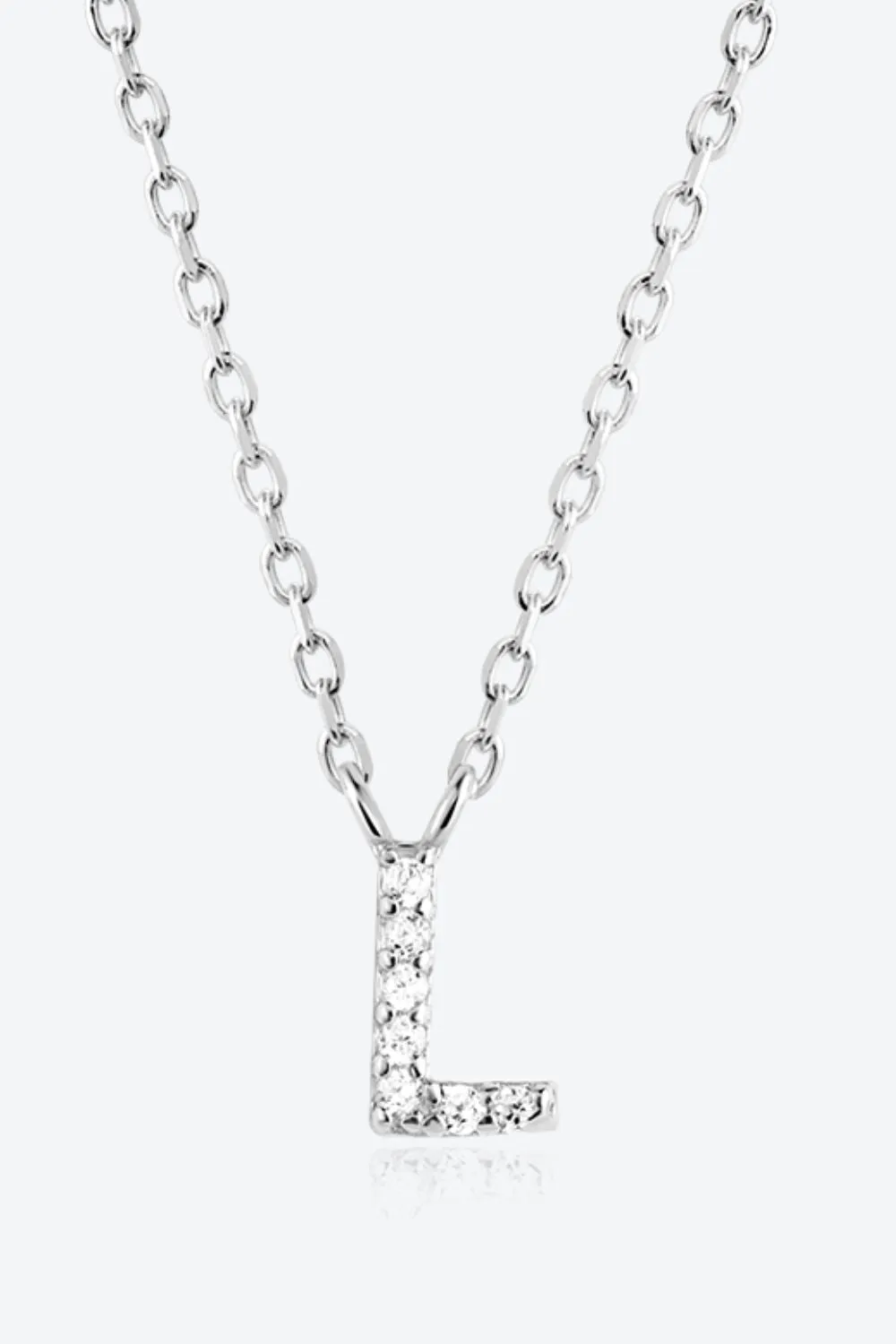 L To P Zircon 925 Sterling Silver Necklace