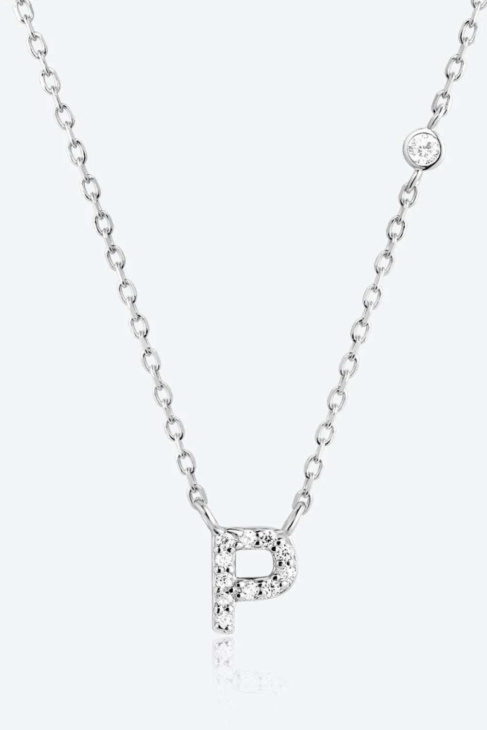 L To P Zircon 925 Sterling Silver Necklace