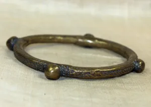 Large, Heavy Brass bracelet from Nigeria