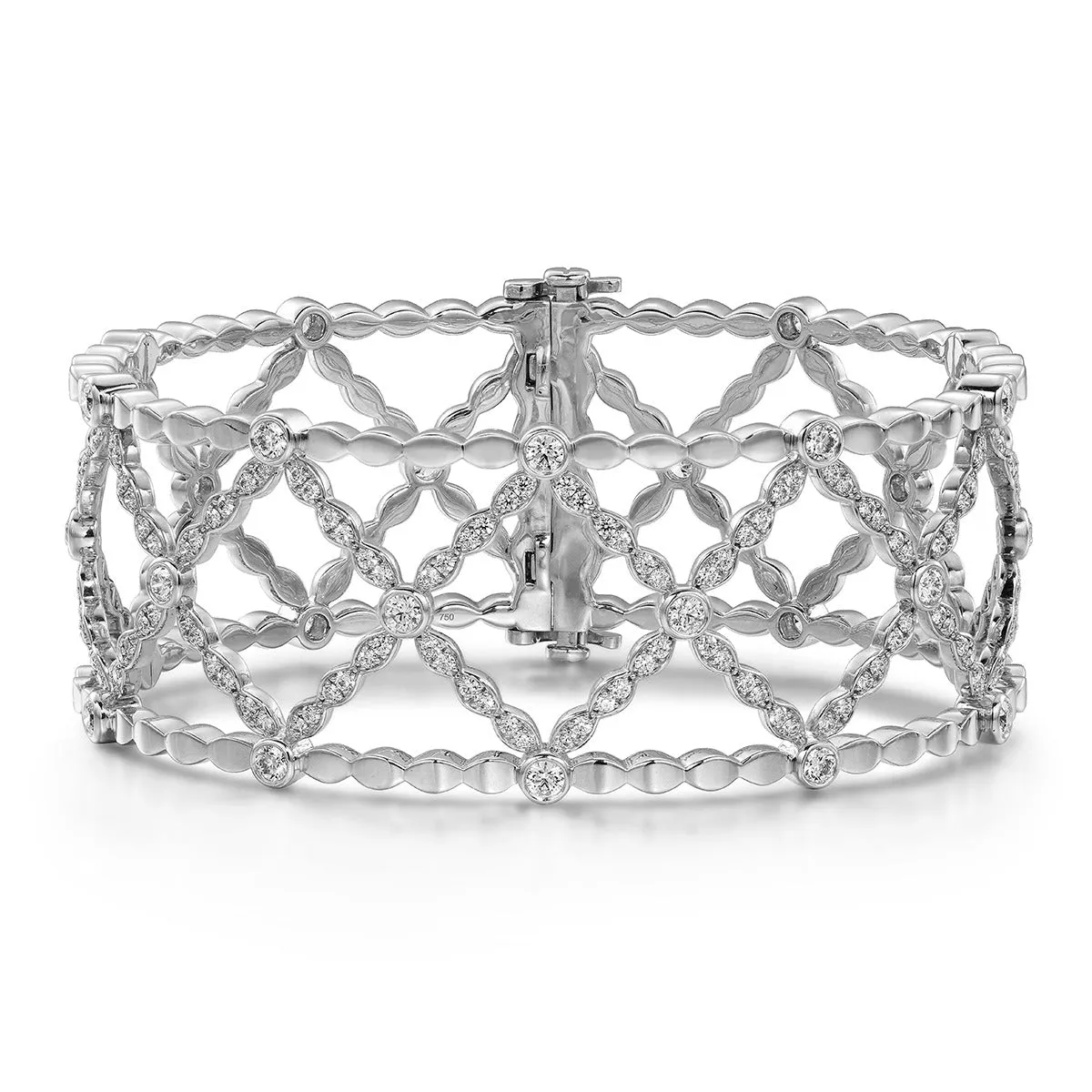 Lorelei Lattice Diamond Bangle