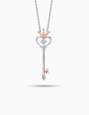 LVC Cheri Tiara Key Diamond Pendant