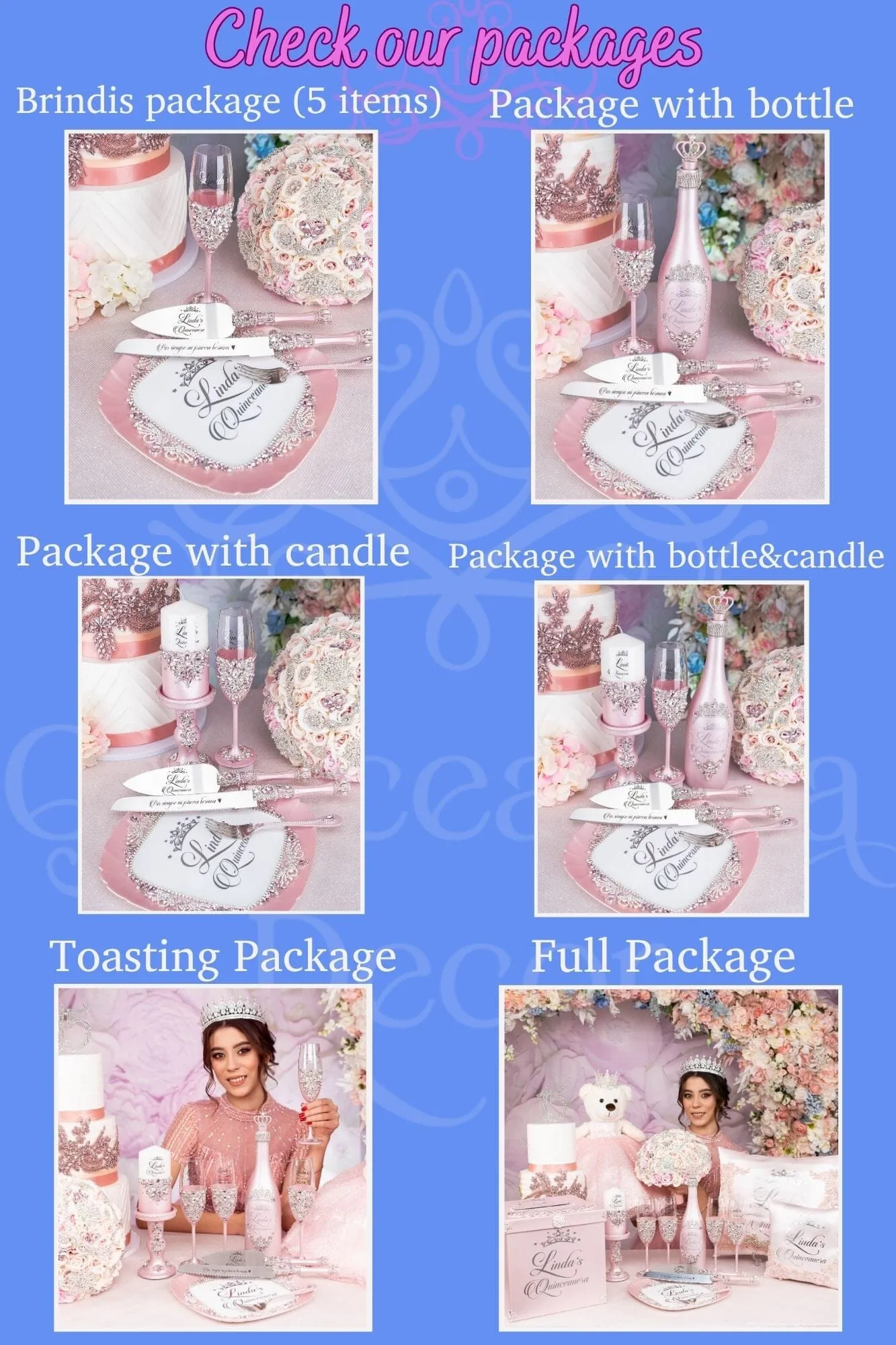 Mexican charro theme Quinceanera package 1