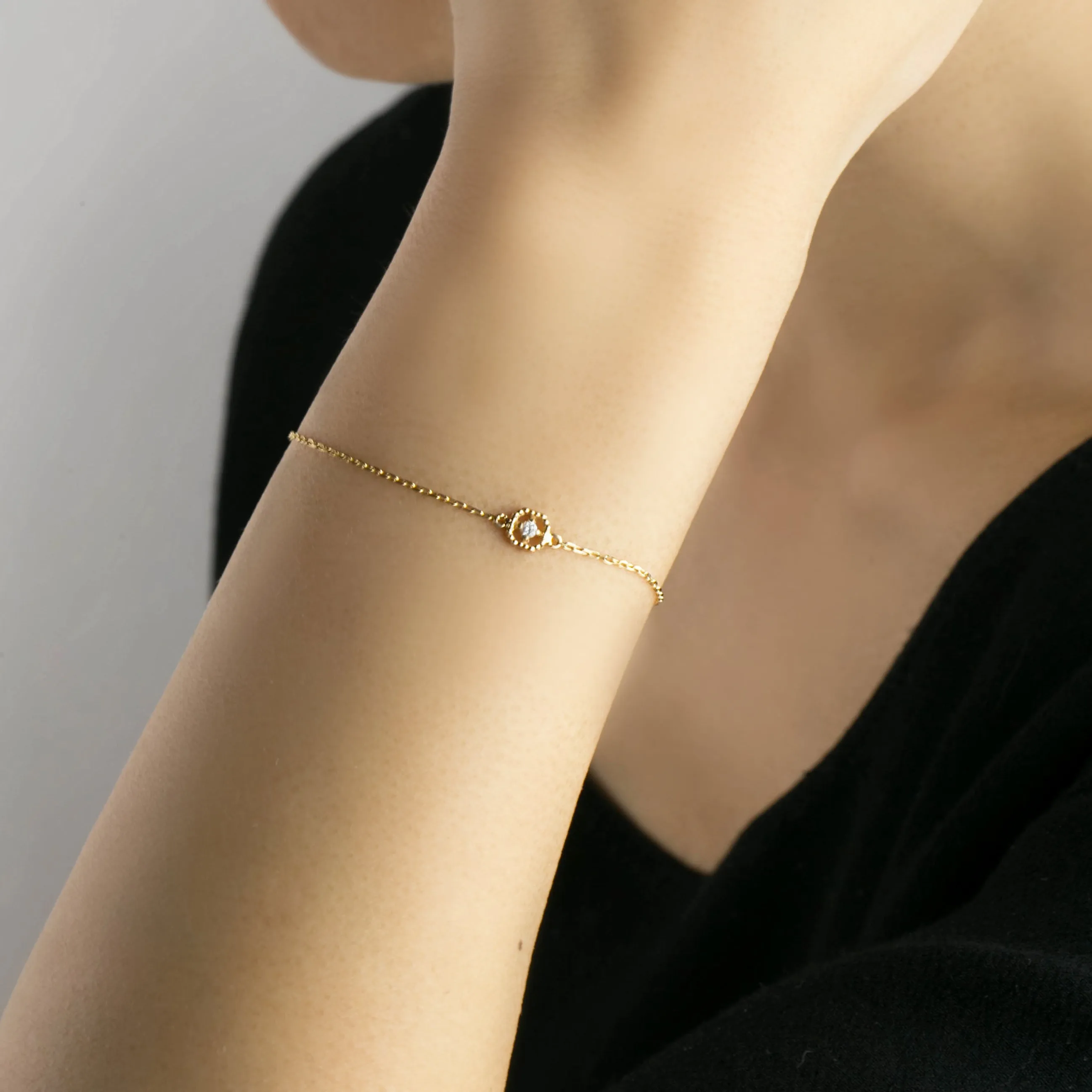 Milgrain Square Bracelet