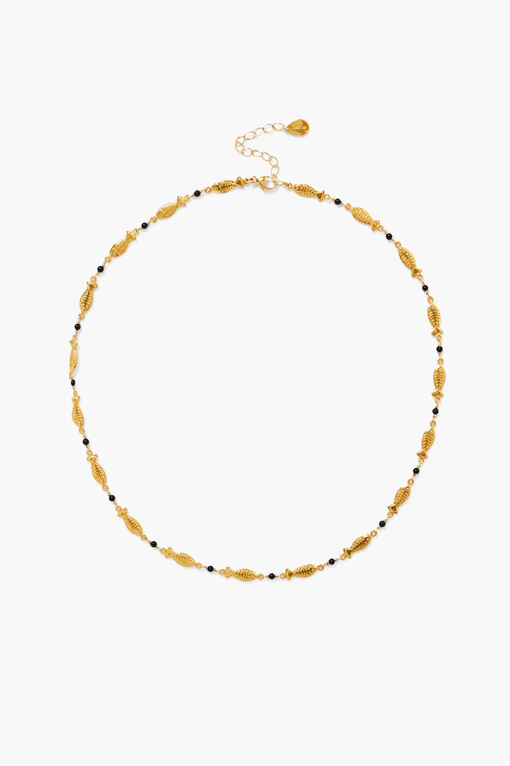 Minnow Necklace Onyx Mix