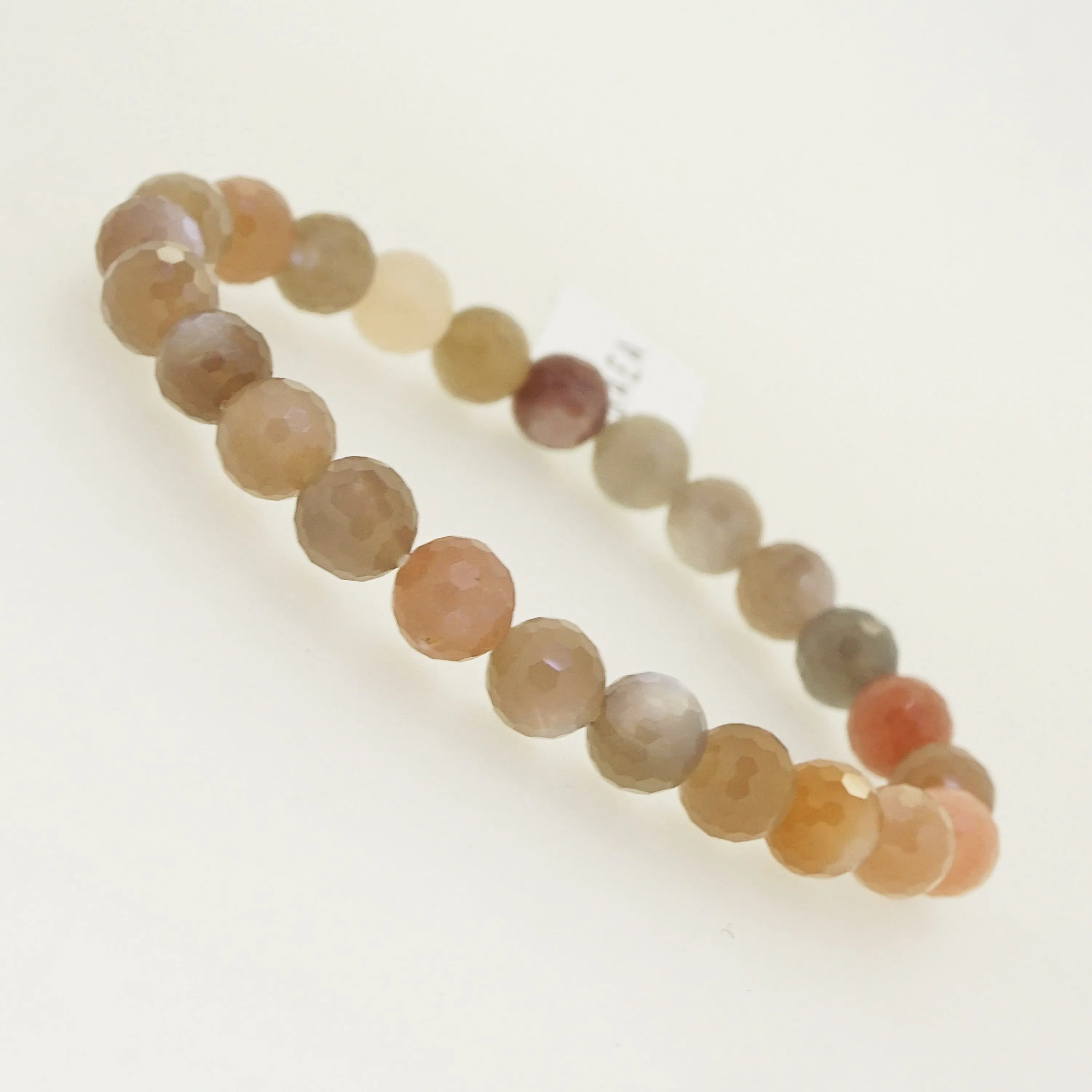 Mixed Moonstone Faceted 8mm