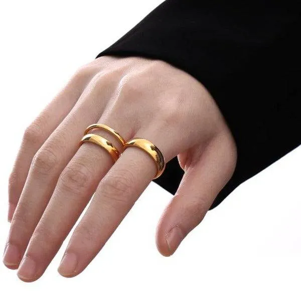 Modern Gold Signet Ring