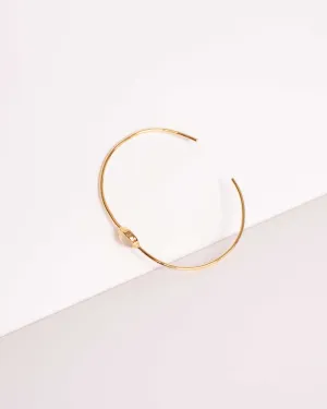 MOONSTONE / GOLD-VERMEIL BRACELET