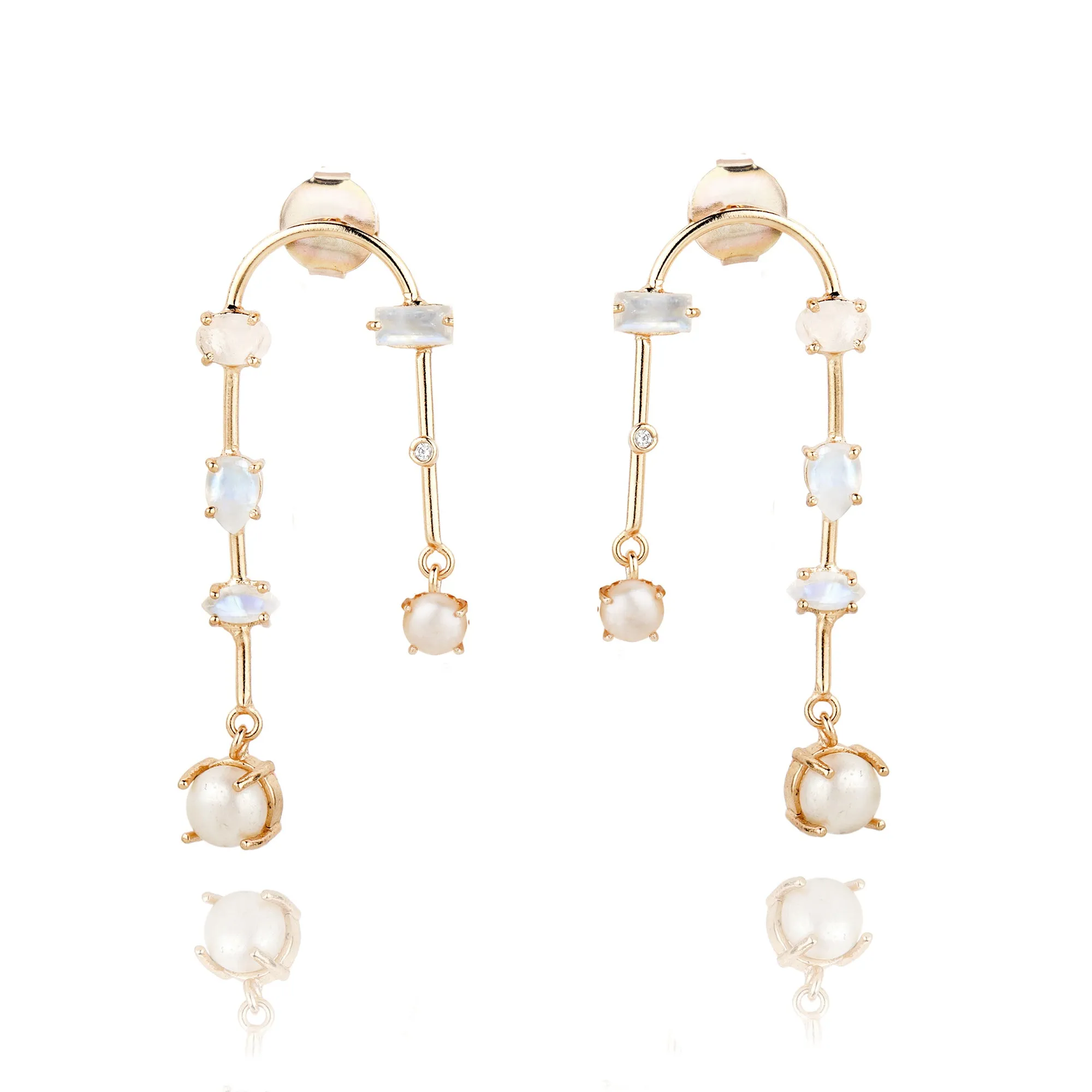 Morning Dew Statement Earrings