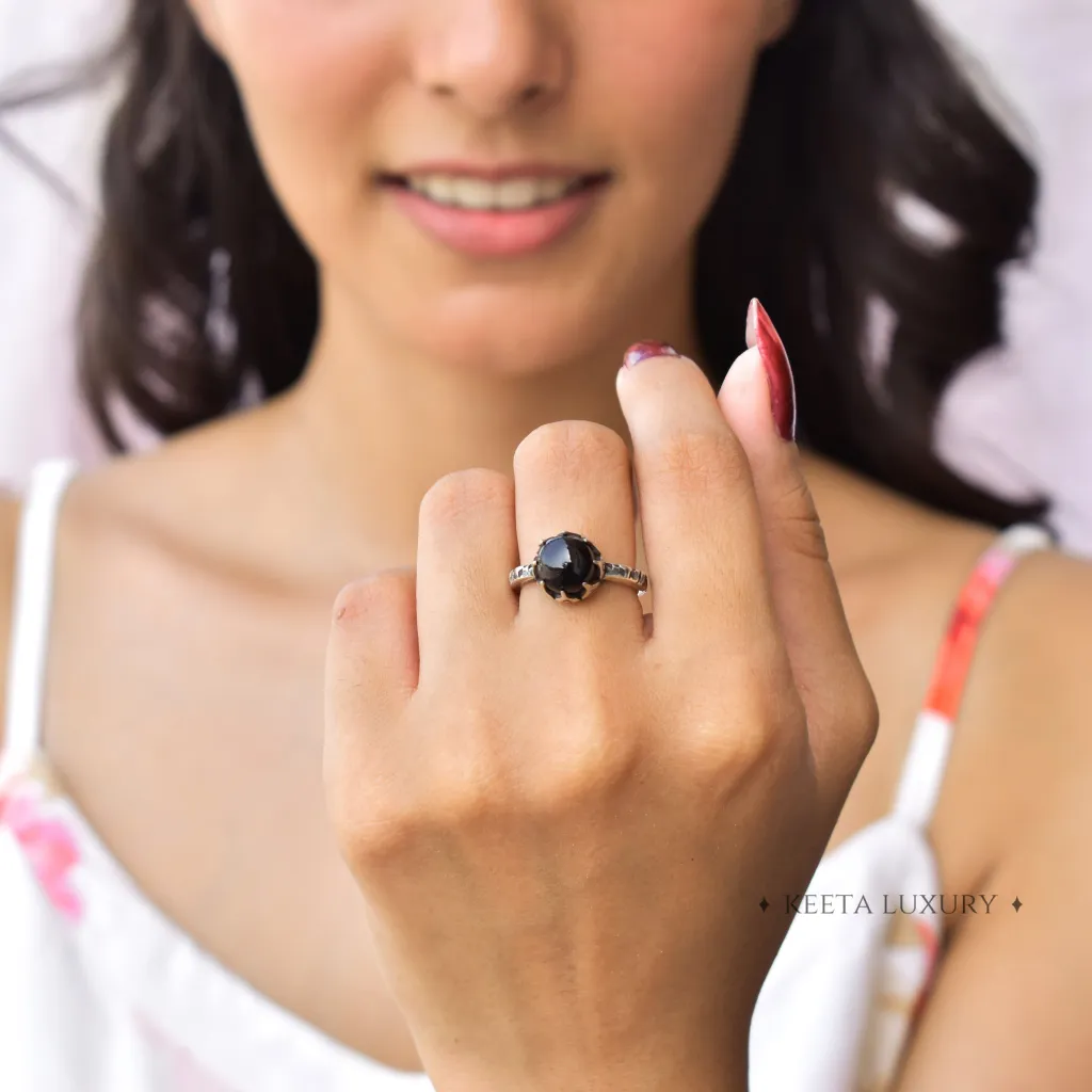 Mystic Twig - Black Onyx Ring