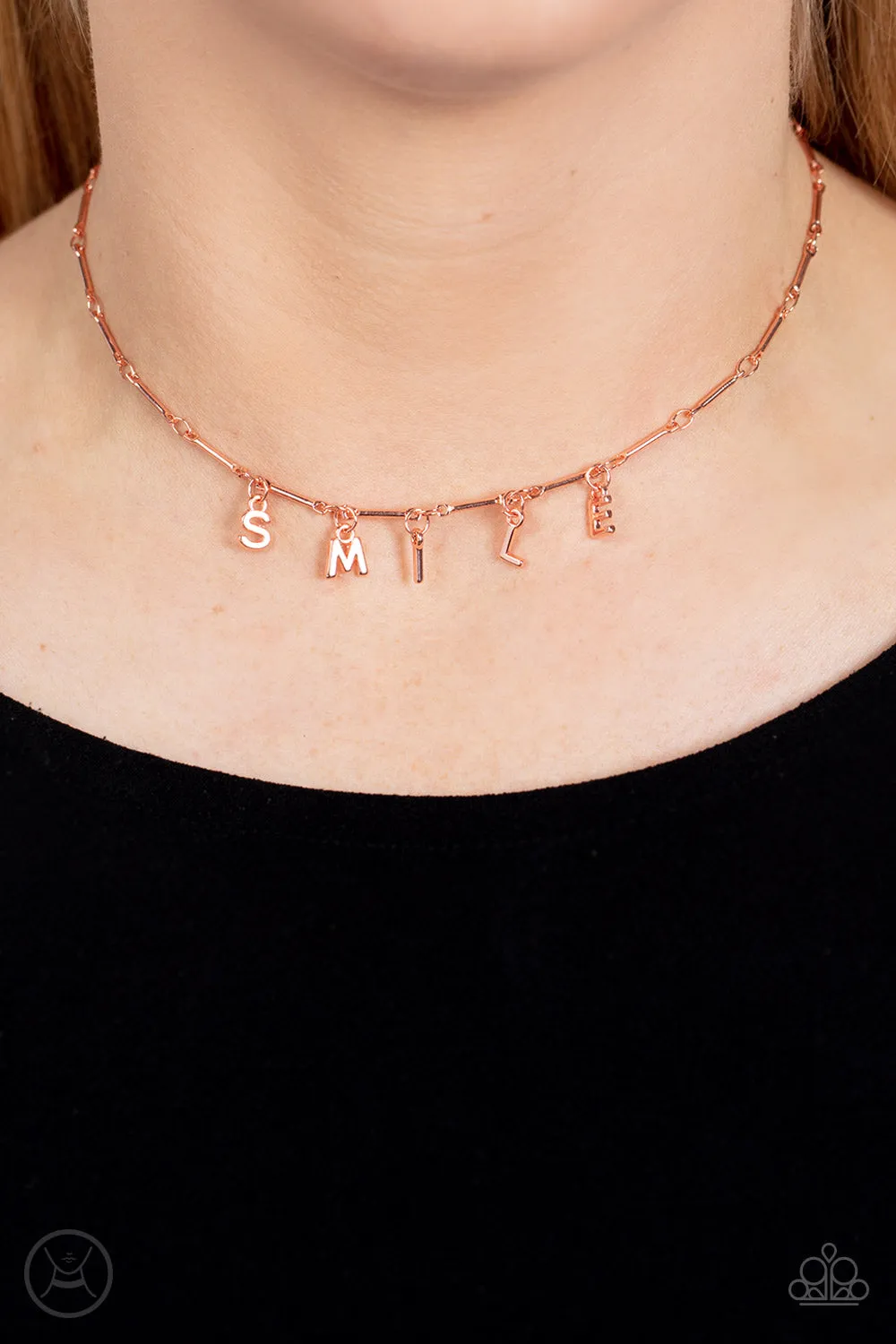 Necklace Say My Name - Copper N221