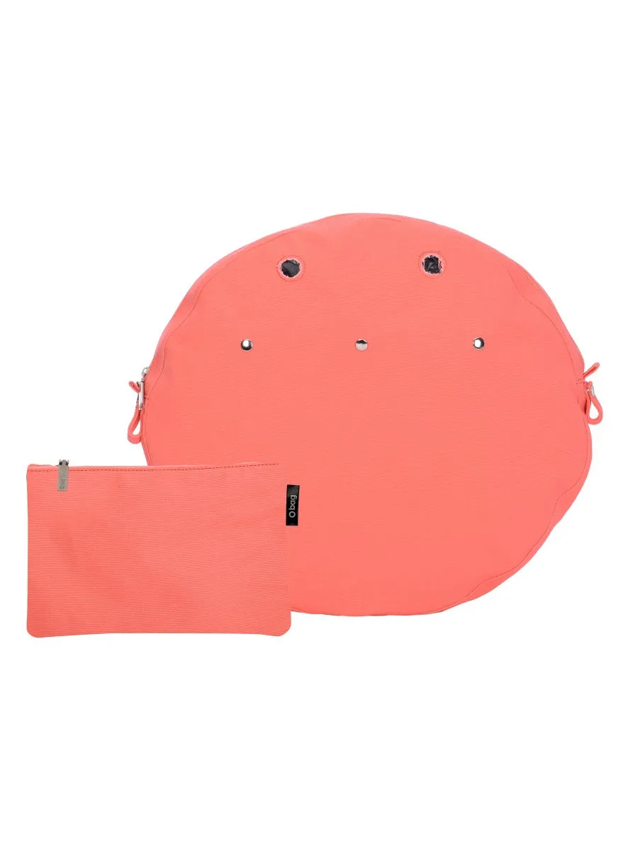 O bag twist mini XL extralight inner canvas coral